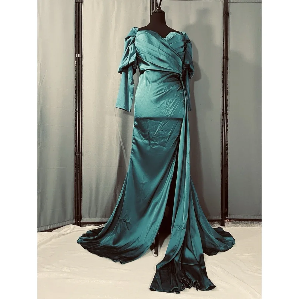 Faeriesty green satin
